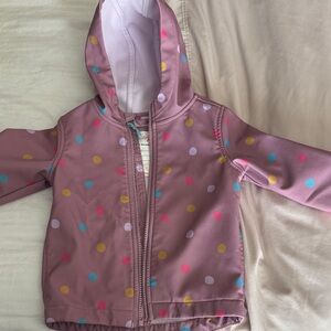 Polka Dot Hooded Jacket for Kids